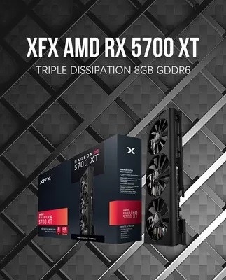 2560 Cores Radeon Rx 5700 Xt Graphics Card، ETH Mining 8GB GDDR6 Graphics Card